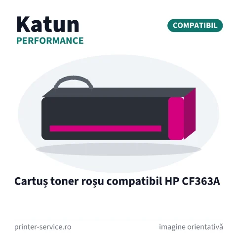 Cartuș toner roșu compatibil HP CF363A (Katun Performance)