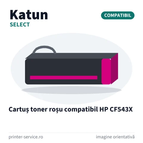 Cartuș toner roșu compatibil HP CF543X (Katun Select)