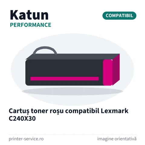 Cartuș toner roșu compatibil Lexmark C240X30 (Katun Performance)