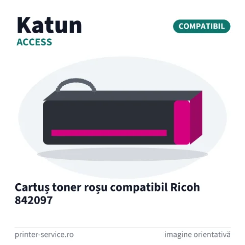 Cartuș toner roșu compatibil Ricoh 842097 (Access by Katun)