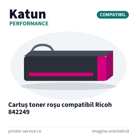 Cartuș toner roșu compatibil Ricoh 842249 (Katun Performance)
