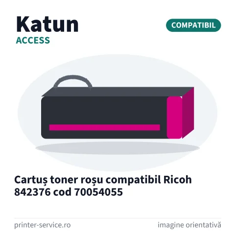 Cartuș toner roșu compatibil Ricoh 842376 cod 70054055 (Access by Katun)
