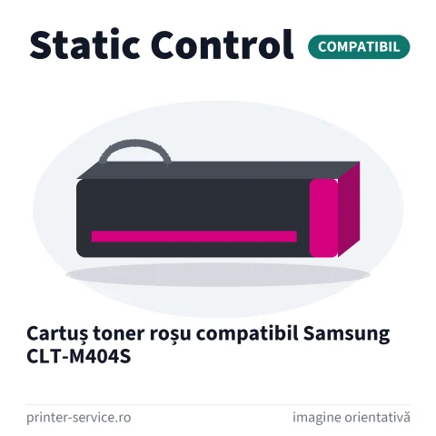 Cartuș toner roșu compatibil Samsung CLT-M404S (Static Control)