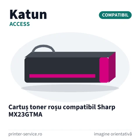 Cartuș toner roșu compatibil Sharp MX23GTMA (Access by Katun)