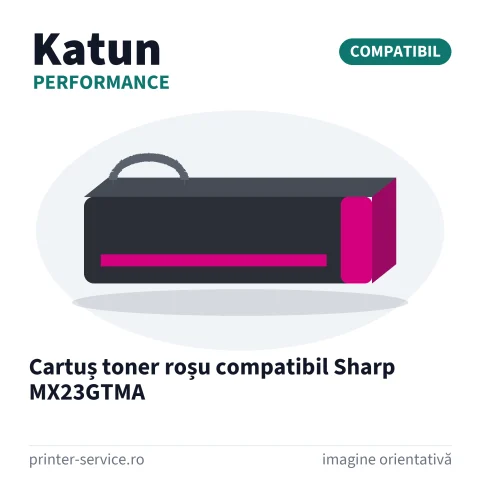 Cartuș toner roșu compatibil Sharp MX23GTMA (Katun Performance)