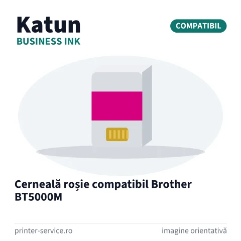 Cerneală roșie compatibil Brother BT5000M (Katun Business Ink)