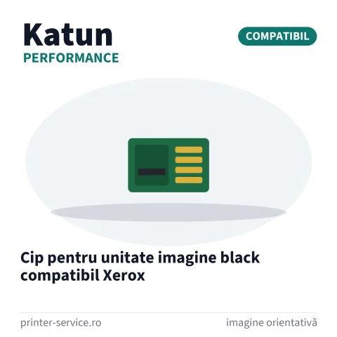 Cip pentru unitate imagine black compatibil Xerox (Katun Performance)