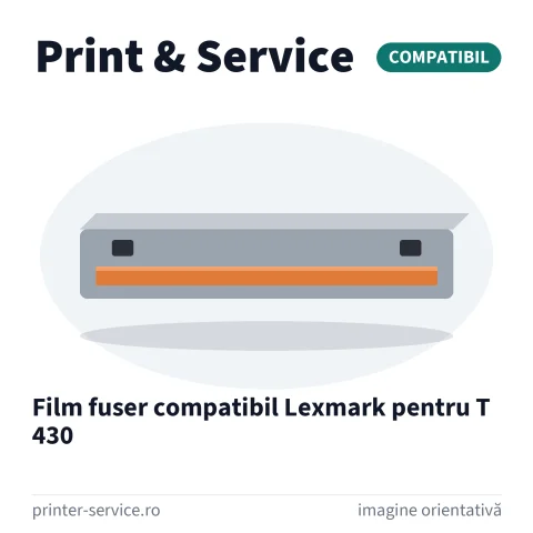 Film fuser compatibil Lexmark pentru T 430