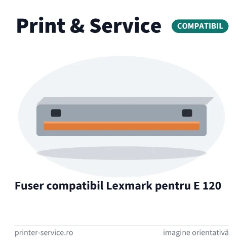 Fuser compatibil Lexmark pentru E 120