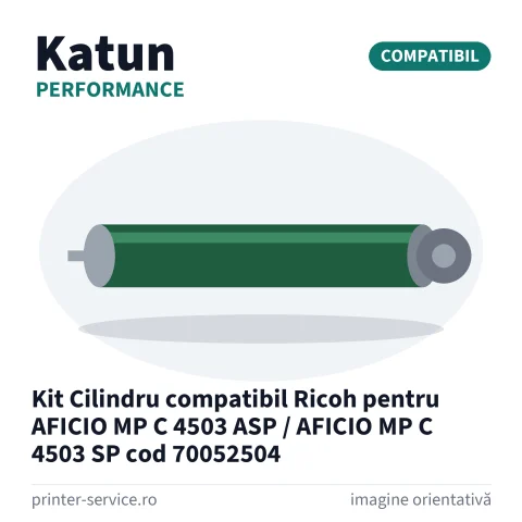 Kit Cilindru compatibil Ricoh pentru AFICIO MP C 4503 ASP / AFICIO MP C 4503 SP cod 70052504 (Katun Performance)