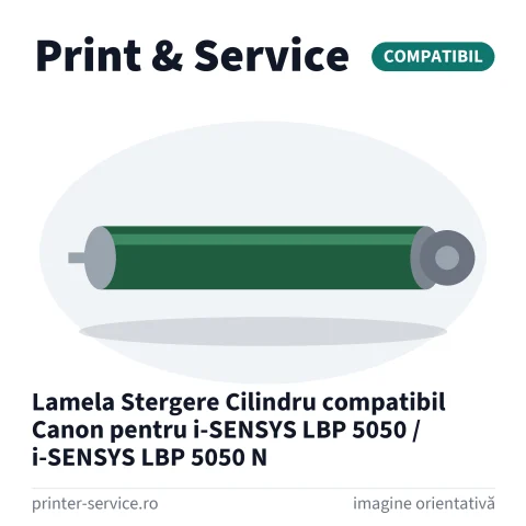 Lamela Stergere Cilindru compatibil Canon pentru i-SENSYS LBP 5050 / i-SENSYS LBP 5050 N