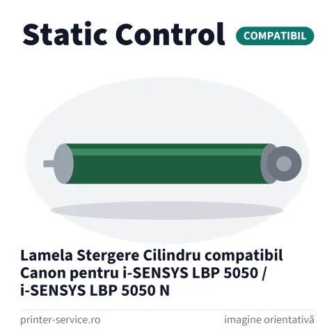 Lamela Stergere Cilindru compatibil Canon pentru i-SENSYS LBP 5050 / i-SENSYS LBP 5050 N (Static Control)