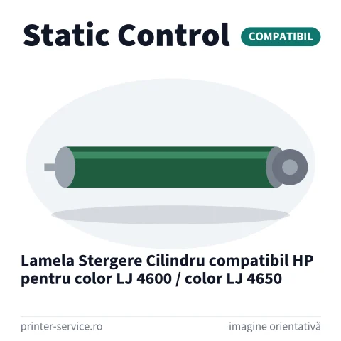 Lamela Stergere Cilindru compatibil HP pentru color LJ 4600 / color LJ 4650 (Static Control)