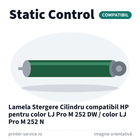 Lamela Stergere Cilindru compatibil HP pentru color LJ Pro M 252 DW / color LJ Pro M 252 N (Static Control)