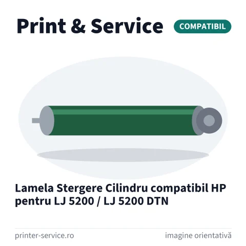 Lamela Stergere Cilindru compatibil HP pentru LJ 5200 / LJ 5200 DTN