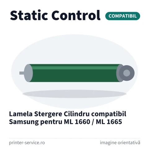 Lamela Stergere Cilindru compatibil Samsung pentru ML 1660 / ML 1665 (Static Control)