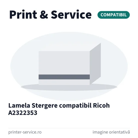 Lamela Stergere compatibil Ricoh A2322353
