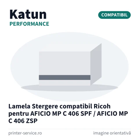 Lamela Stergere compatibil Ricoh pentru AFICIO MP C 406 SPF / AFICIO MP C 406 ZSP (Katun Performance)