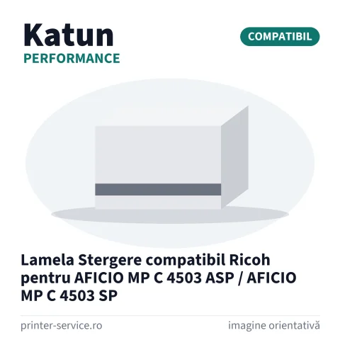 Lamela Stergere compatibil Ricoh pentru AFICIO MP C 4503 ASP / AFICIO MP C 4503 SP (Katun Performance)