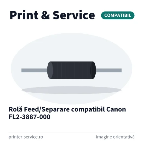 Rolă Feed/Separare compatibil Canon FL2-3887-000