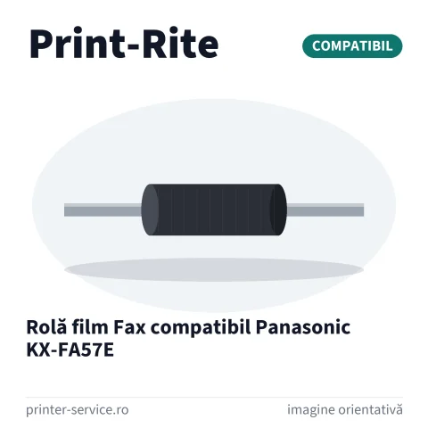 Rolă film Fax compatibil Panasonic KX-FA57E (Print-Rite)