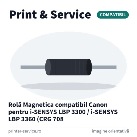 Rolă Magnetica compatibil Canon pentru i-SENSYS LBP 3300 / i-SENSYS LBP 3360 (CRG 708