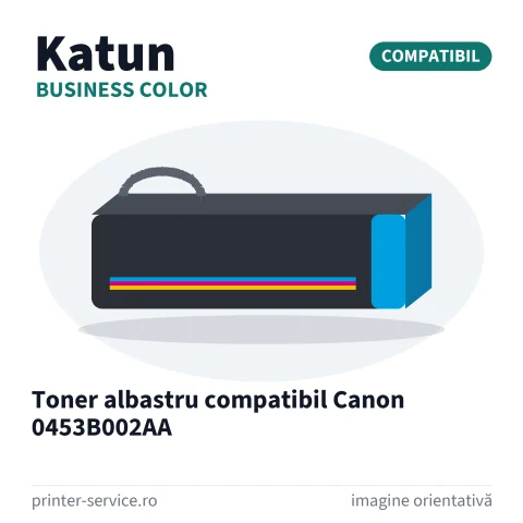 Toner albastru compatibil Canon 0453B002AA (Katun Business Color)