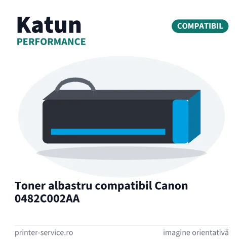 Toner albastru compatibil Canon 0482C002AA (Katun Performance)