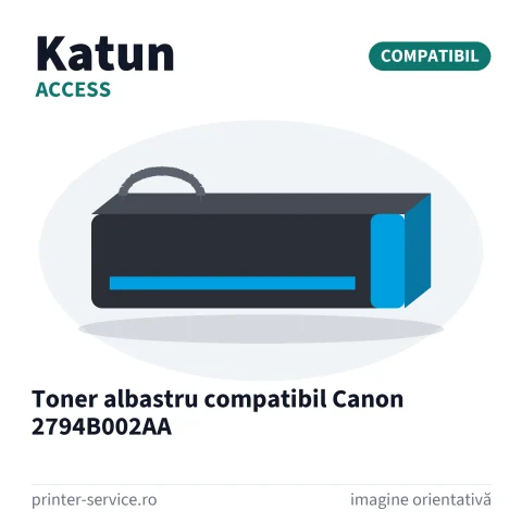 Toner albastru compatibil Canon 2794B002AA (Access by Katun)