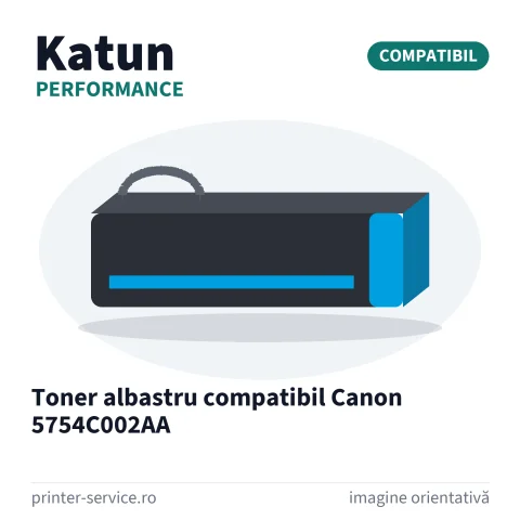 Toner albastru compatibil Canon 5754C002AA (Katun Performance)