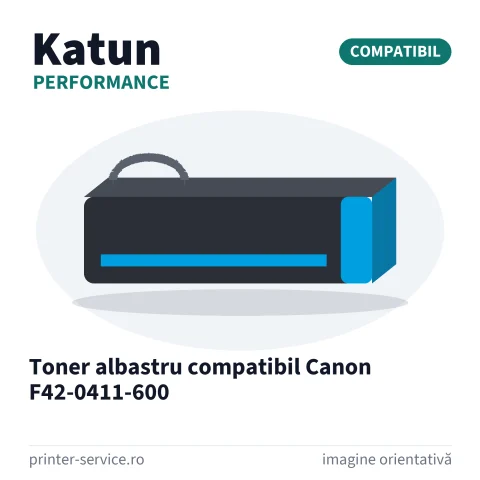 Toner albastru compatibil Canon F42-0411-600 (Katun Performance)