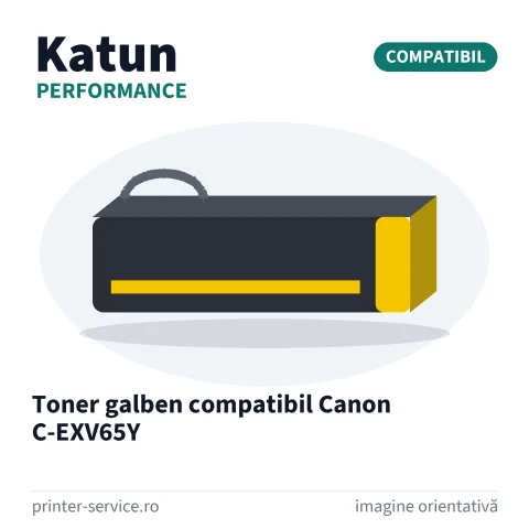 Toner galben compatibil Canon C-EXV65Y (Katun Performance)