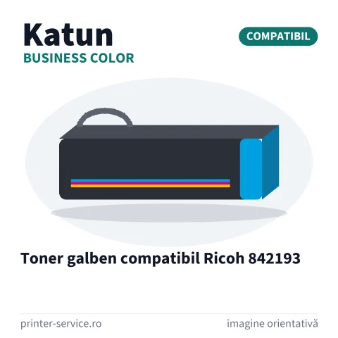 Toner galben compatibil Ricoh 842193 (Katun Business Color)