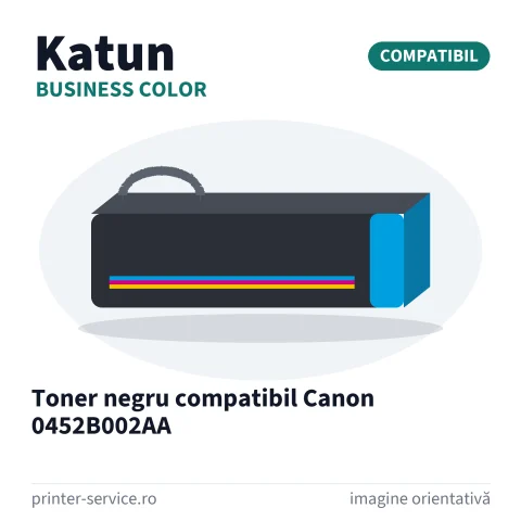 Toner negru compatibil Canon 0452B002AA (Katun Business Color)