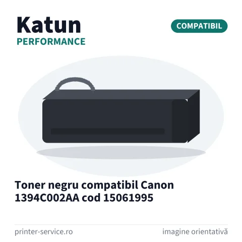 Toner negru compatibil Canon 1394C002AA cod 15061995 (Katun Performance)