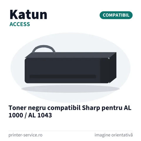 Toner negru compatibil Sharp pentru AL 1000 / AL 1043 (Access by Katun)