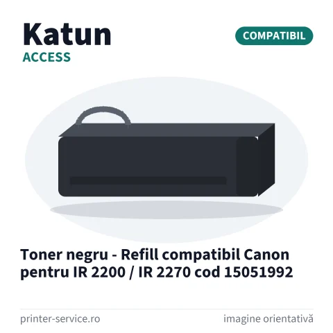 Toner negru - Refill compatibil Canon pentru IR 2200 / IR 2270 cod 15051992 (Access by Katun)