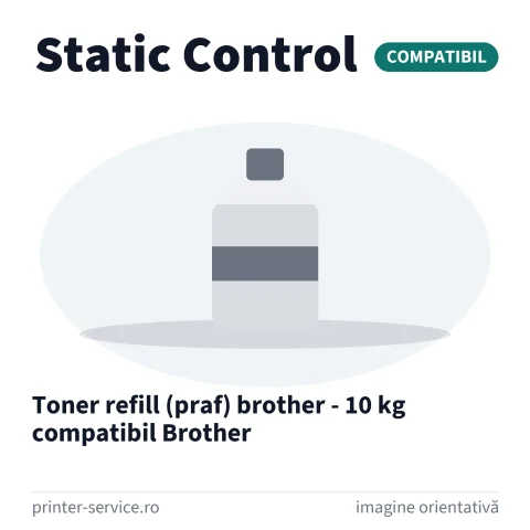 Toner refill (praf) brother - 10 kg compatibil Brother (Static Control)