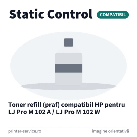 Toner refill (praf) compatibil HP pentru LJ Pro M 102 A / LJ Pro M 102 W (Static Control)