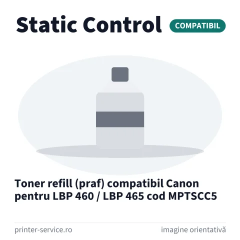 Toner refill (praf) compatibil Canon pentru LBP 460 / LBP 465 cod MPTSCC5 (Static Control)