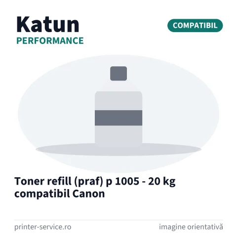 Toner refill (praf) p 1005 - 20 kg compatibil Canon (Katun Performance)