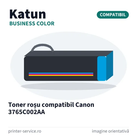 Toner roșu compatibil Canon 3765C002AA (Katun Business Color)