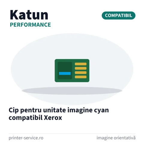 Cip pentru unitate imagine cyan compatibil Xerox (Katun Performance)