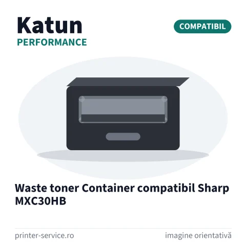 Waste toner Container compatibil Sharp MXC30HB (Katun Performance)