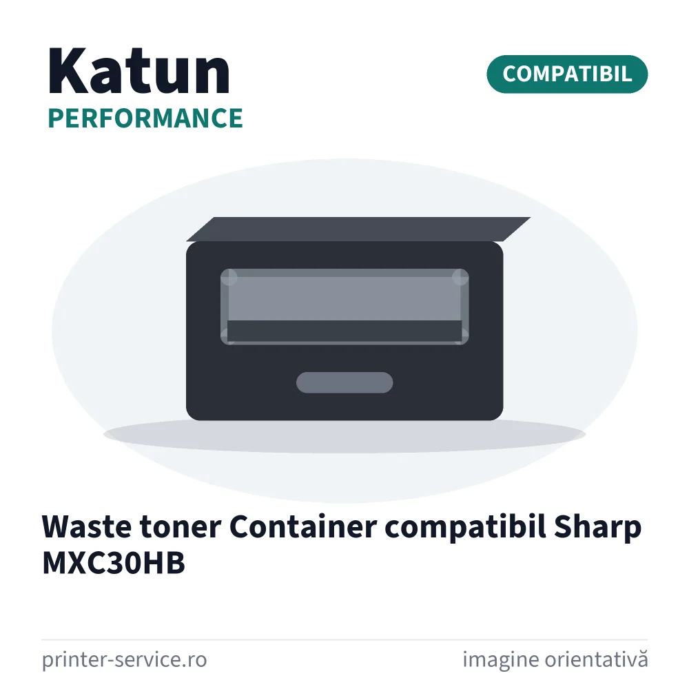Waste toner Container compatibil Sharp MXC30HB (Katun Performance)