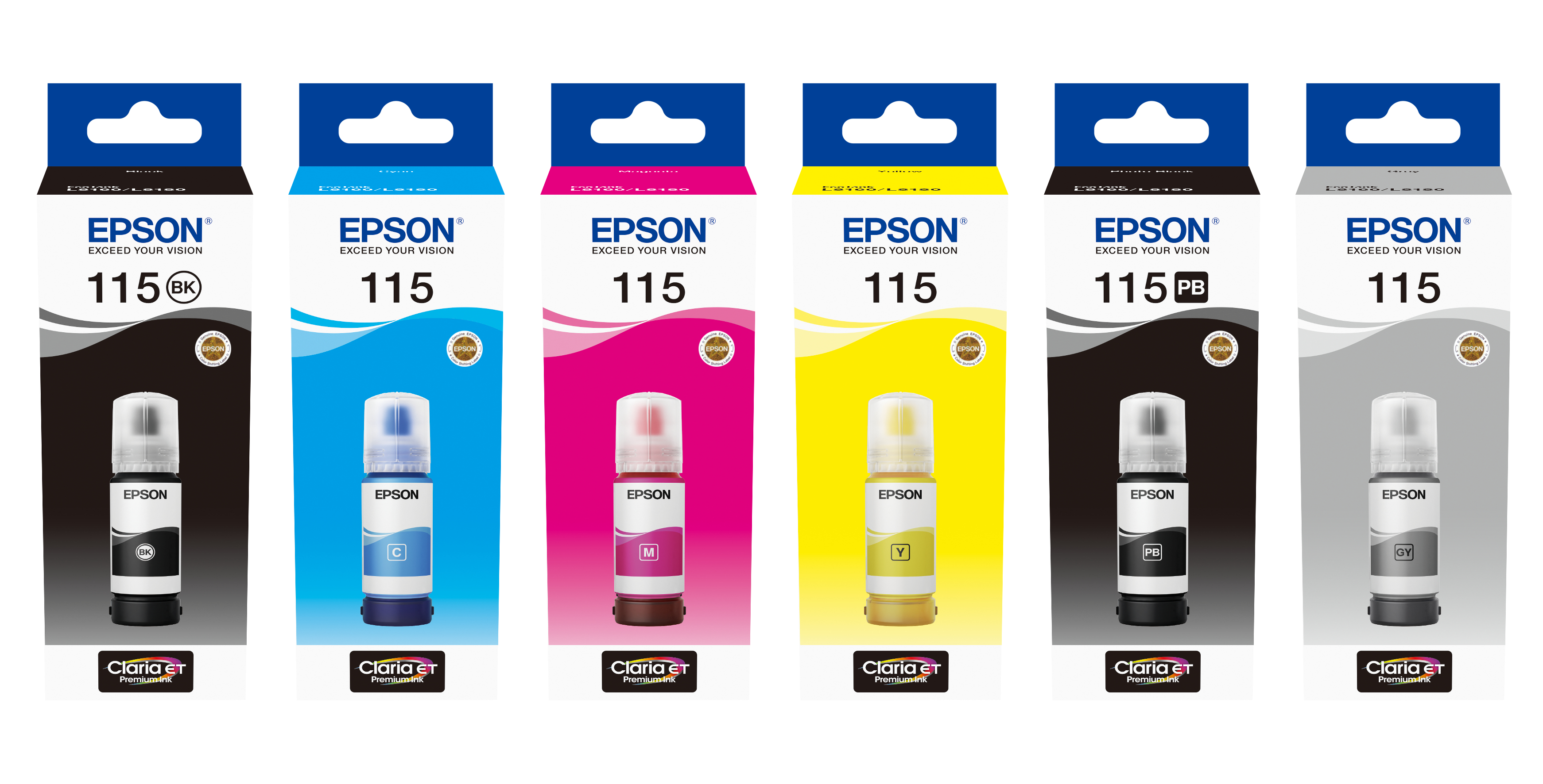 Epson 115 EcoTank Photo Black ink bottle — poza 2