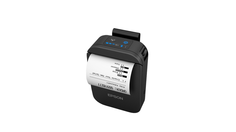 Epson TM-P20II (101): Mobile Receipt, Bluetooth, USB-C, Black, EMEA — poza 3
