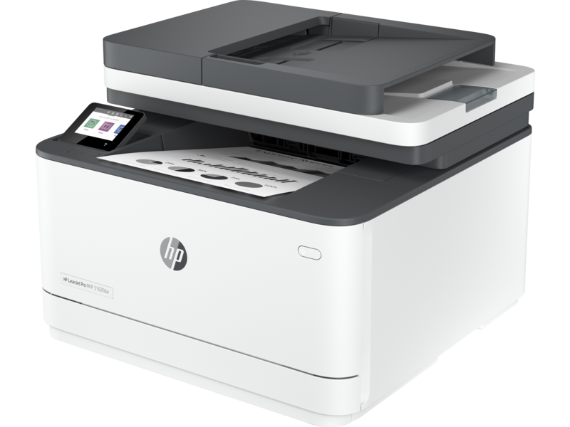 Multifunctional laser HP LaserJet Pro MFP 3102fdw, format A4, Monocrom, Duplex, USB + LAN + Wi-Fi — poza 3