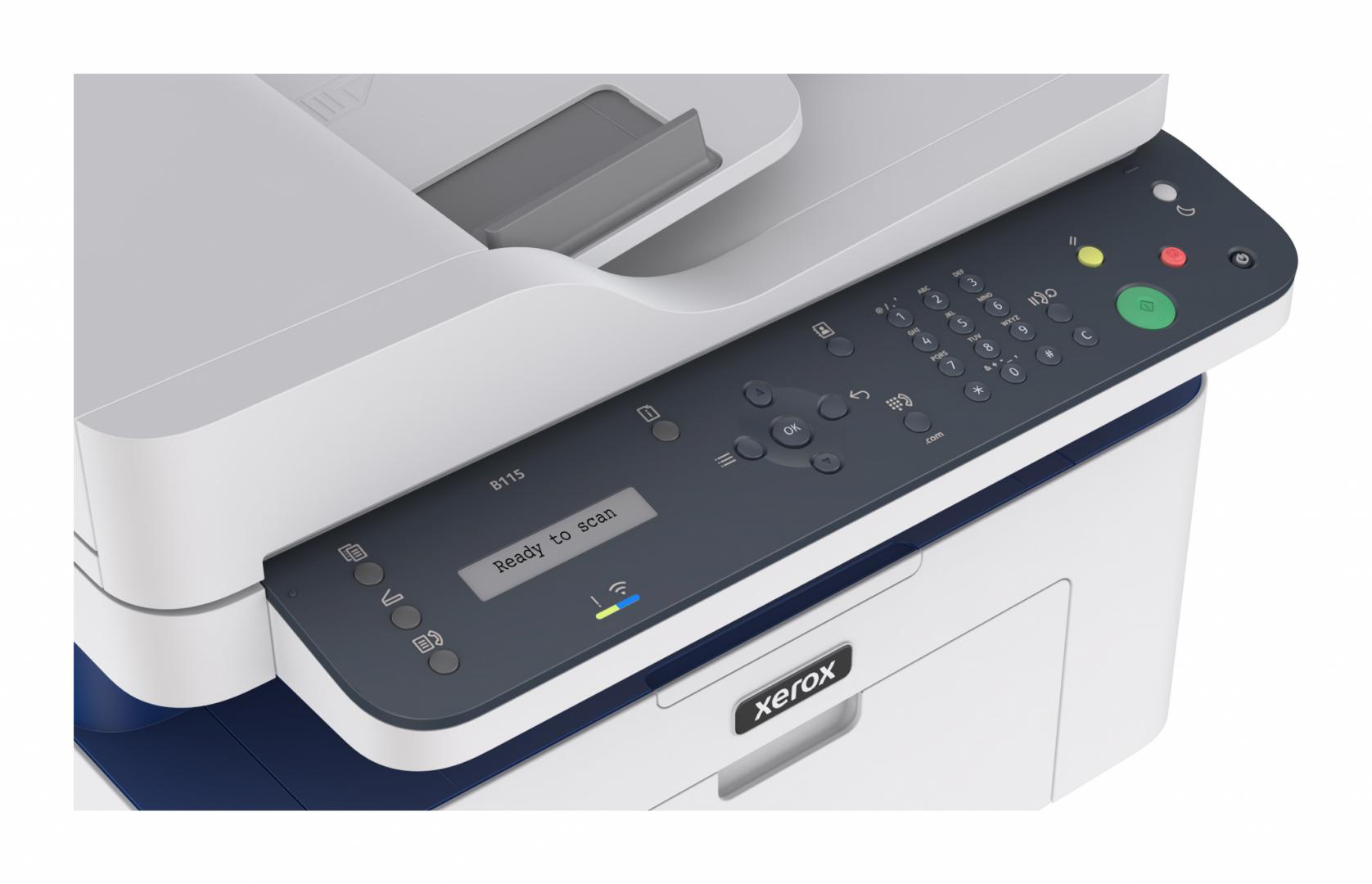 Multifunctional laser Xerox B115, format A4, Monocrom, USB/LAN/Wi-Fi — poza 3