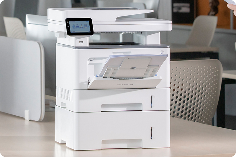 Multifunctional laser PANTUM BM5220ADW, format A4, Monocrom, Duplex, USB + LAN + Wi-Fi — poza 8